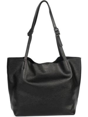 Yasemin Çanta Ysmn Kadın Deri Omuz Çanta Siyah