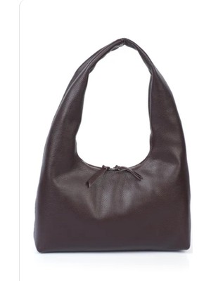 Yasemin Çanta Yasemin Kadın Deri Omuz Çantası YC2076-D Kahve