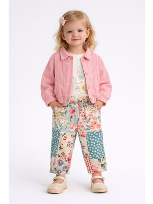 Ugly Duck Nk 1-4 Yaş Arası Desenli Üçlü Takım - Pembe