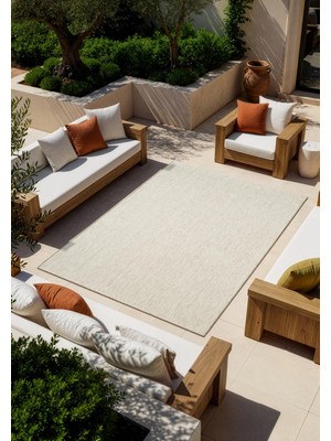 Cotto Home Saten Sisal SS002B Bej Modern Sisal Halı Yumuşak Dokulu Kaymaz Taban Yıkanabilir Dayanıklı Kilim