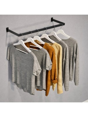 Md Vitrin Dekorasyon 90*30 Cm,duvara Monte Askılık,giyinme Odası Askılığı,mağaza Rafı ,butik Rafı