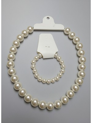 My Vintage Inci 1 Adet Bileklik-1 Adet Kolye