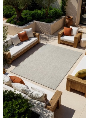 Cotto Home Saten Sisal SS003A Krem Modern Sisal Halı Yumuşak Dokulu Kaymaz Taban Yıkanabilir Dayanıklı Kilim