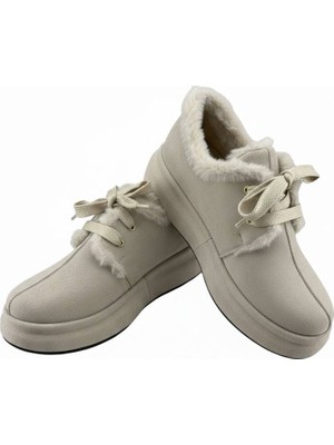 Rexba Kadın  Ayakkabı  Snaker Süet  Kürklü Günlük Ayakkabı Uggg Konfort Ortopedik Özel  Üretim Ayakkabı