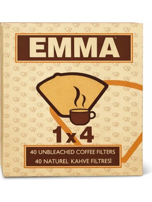 Emma Kahve Filtre Kağıdı No:4 40'lı