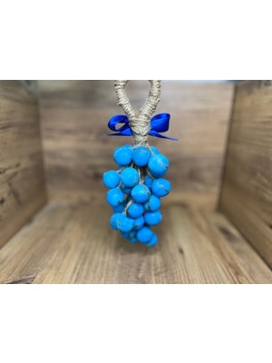 Nova Vita Salkım Sabun Doğal Musluk Sabunu El Yapımı Sarkıt Üzüm Leylak Kokulu (Mavi)