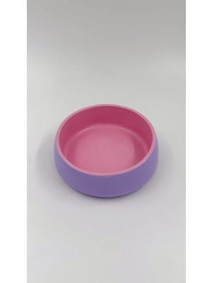 Atiye Studio El Yapımı Taş Tozu Yuvarlak Dekoratif Kase – Ev Dekoru Mumluk & Köpek Mama Kabı Çok Amaçlı Obje