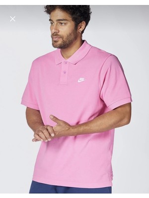 Nike Club Ss Polo Pique Pembe Erkek Polo Yaka T-Shirt FN3894-684
