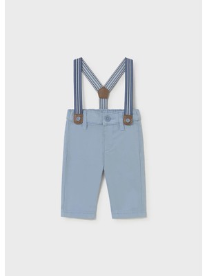 Mayoral Yenidoğan Erkek Bebek Askılı Pantolon Mavi
