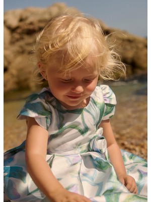 Mayoral Abel Lula Kız Bebek Elbise Mavı