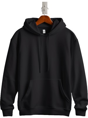 MGAX Unisex Regular Basic Kapşonlu Sweatshirt