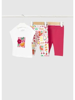 Mayoral Kız Bebek Tayt Takım 3parça Kırmızı