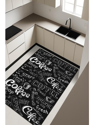Dolce Mariee Dijital Baskı Kaymaz Taban Mutfak Halısı H0068
