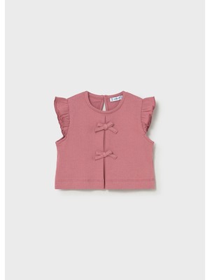 Mayoral Kız Bebek Ribana Tshirt Pembe