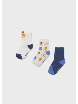 Mayoral Erkek Bebek Üçlü Çorap Set Lacivert