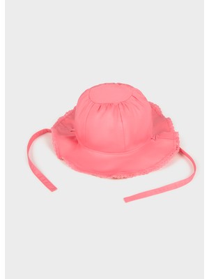 Mayoral Kız Bebek Çift Taraflı Penye Şapka Pembe