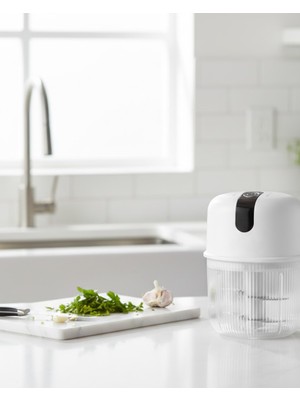 Teknodayım Şarjlı Mini Sarımsak Doğrayıcı USB Şarjlı 250 ml