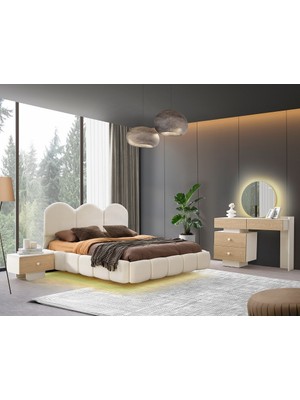Aydınev Floransa Mdf Bazalı Yatak Odası Takımı