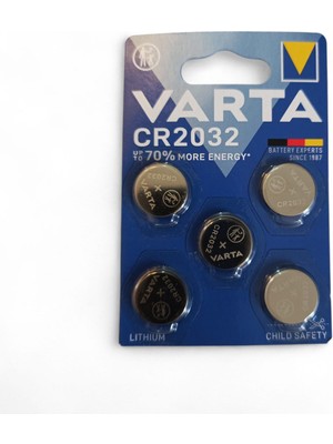 Varta Cr 2032 5'li Paket Lıthıum Düğme Pil