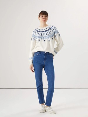 Lc Waikiki Yeni Sezon Straight Fit Kadın Jean Pantolon