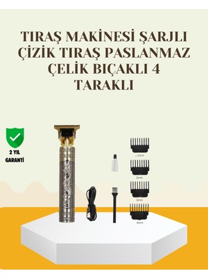 Normadia Şarjlı Titanyum Bıçaklı Çok Fonksiyonlu Saç ve Sakal Kesme Makinesi