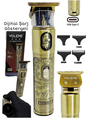 Normadia Dijital Göstergeli Saç Sakal Tıraş Makinesi, Sıfıra Yakın, IP-1949