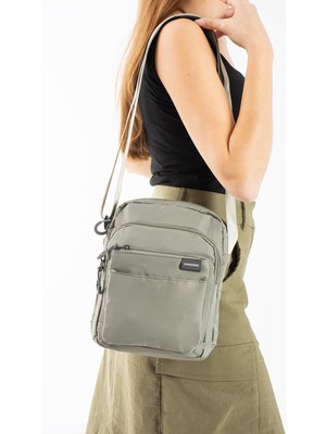 Sanmorris Su Geçirmez Krinkıl Kumaş 5 Bölmeli Unisex Çapraz Omuz Çantası