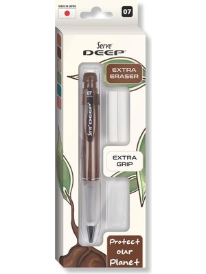 Braventa Collection Serve Deep Klm & Grıp & Sılgı Yedeklı Set 07MM Kahverengı