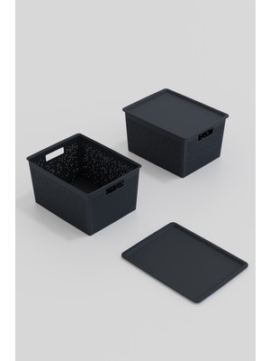 Deyhome Seul 4 Litre Saklama Organizer Kutusu | Çok Amaçlı Düzenleyici | 27,5 x 18 x 12 cm
