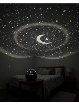 Femina Trendy Fişli Yıldız Projektör Gece Lambası Müzikli