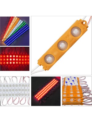 LEDBAY Modül LED 3lü 12V 1.2W Amber Yapışkanlı