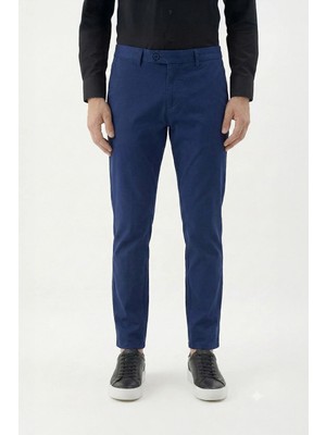 Sabri Özel Pantolon Monaco Açık Lacivert