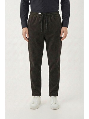 Giotelli Kahve Dokuma Kumaş Normal Bel Standart Boy Erkek Pantolon