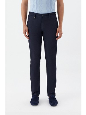 Sabri Özel Chino Erkek Denim Indigo