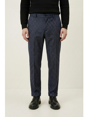 Giotelli Antrasit Dokuma Kumaş Normal Bel Standart Boy Erkek Pantolon