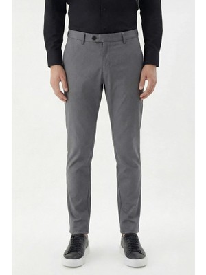 Sabri Özel Erkek Haki Yan Cepli Regular Fit Pantolon