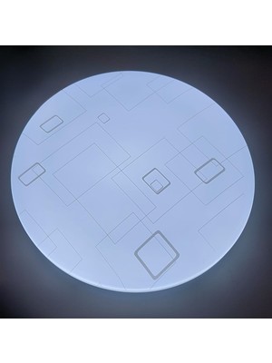 Leday Sıva Üstü LED Panel 45W Dekoratif Armatür Desenli (Beyaz Işık 6500K)