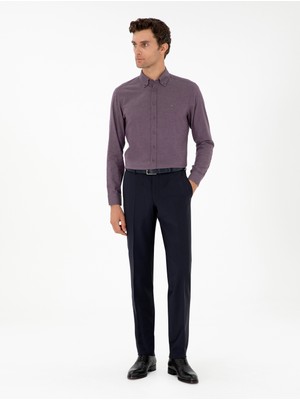 Cacharel Erkek Lacivert Slim Fit Kumaş Pantolon 50284740-VR033