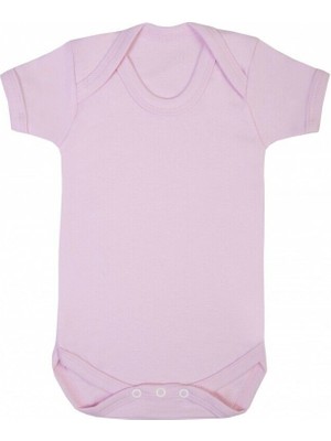 Sema Baby Prematüre Yarım Kol Penye Çıtçıtlı Badi - Pembe