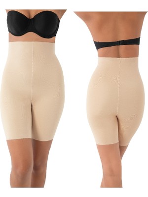 Reva Siyah Lazer Kesim Paçalı Korse Büyük Beden