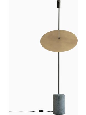 101 Copenhagen Moon Floor Lamp Mermer Dekoratif El Işçiliği Modern Tasarım Lambader