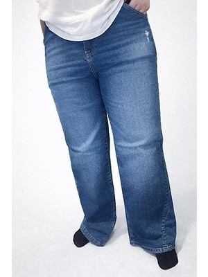 Levine Mavi Bol Paça Jean