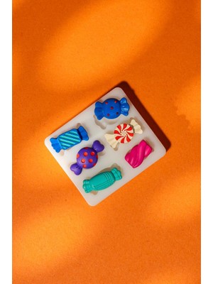 Rufus Concept Şeker Altılı Silikon Mum Kalıbı