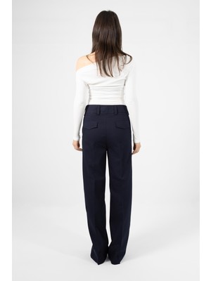 La Pante Kadın Pantolon Palazzo Pantolon Geniş Paça Likralı Bol Paça Rahat