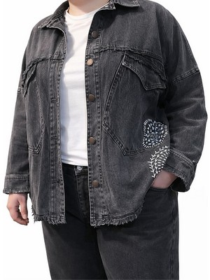 Levine Antrasit Denim Ceket & Jean Takım