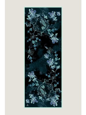 Maisa Narin Krep Ipek Şal Lacivert