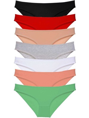 Royaleks 7 Adet Süper Eko Set Likralı Kadın Slip Külot Set 1