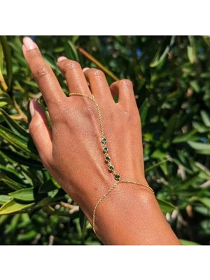 Çelik Yeşil Zirkon Taş Şahmeran