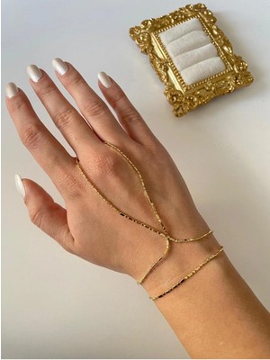 14K Çelik Üzeri Altın Kaplama Özel Seri Şahmeran