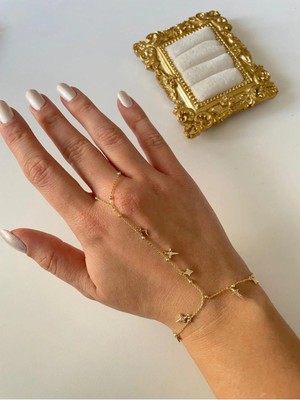 14K Çelik Üzeri Altın Kaplama Özel Seri Şahmeran